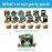 Video Game Theme Cake Toppers - 13 Pieces Game Cake Decorations Happy
