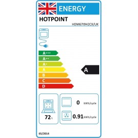 Hotpoint 60cm Double Oven Induction Electric Cooker - Stainless Steel