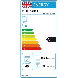Hotpoint 60cm Double Oven Induction Electric Cooker - Stainless Steel