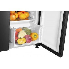 Cookology CSBS460BK 460 Litre Freestanding American Side-by-Side Fridg