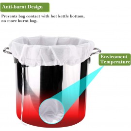 Era Natural Extra Large Brew Bags Reusable, 3 Pack 26x22 Fine Mesh Str