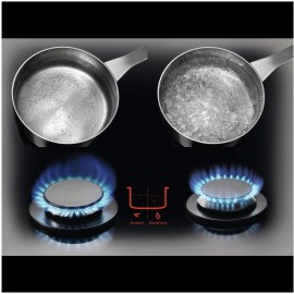 AEG 75cm 5 Burner Gas Hob with Wok Burner - Stainless Steel