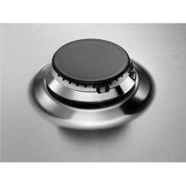 AEG 75cm 5 Burner Gas Hob with Wok Burner - Stainless Steel