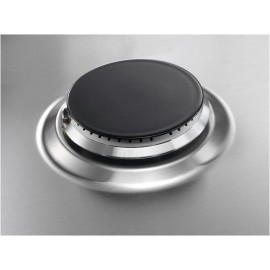 AEG 75cm 5 Burner Gas Hob with Wok Burner - Stainless Steel