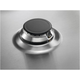 AEG 75cm 5 Burner Gas Hob with Wok Burner - Stainless Steel