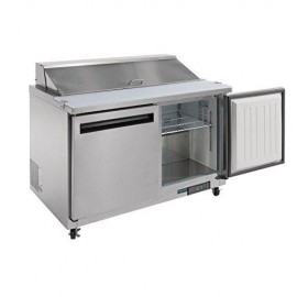 Polar Refrigeration U-Series 300 W Double Door Prep Counter Fridge 405