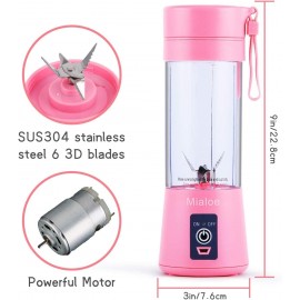 Portable Blender, Personal Size Eletric USB Juicer Cup, Fruit, Smoothi
