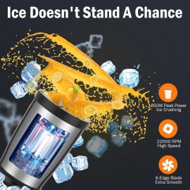 TENKER Personal Blender for Shakes and Smoothies, 850W Smoothie Blende