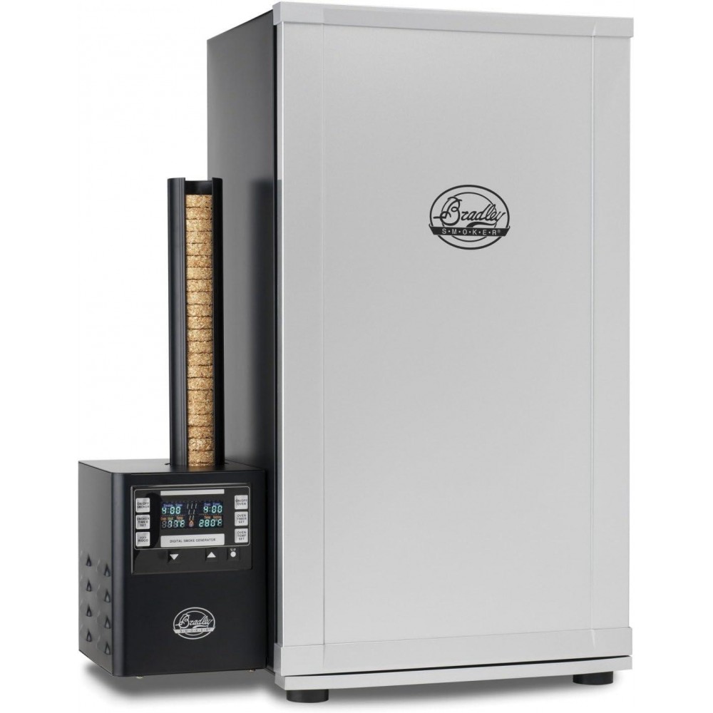 Bradley Smoker BTDS76P 4-Rack Outdoor Natrual Draft Digital Vertical S