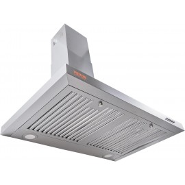 VEVOR TD1775Y-AC-I1 Wall Mount Range Hood Ducted Kitchen Stove Vent, S