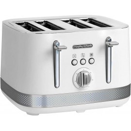 Morphy Richards Illumination 4 Slice Toaster, 7 Toast Settings, Browni