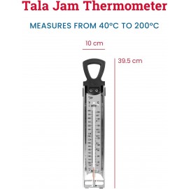 Tala Jam Thermometer - Stainless Steel Confectionery Temperature Guide