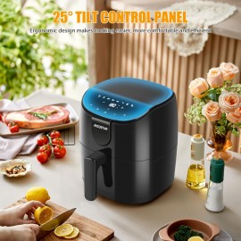 Aigostar Air Fryer 4L Air Fryers Oven with 8 Presets, Shake Reminder,