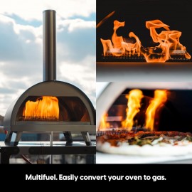 Woody Oven - Pizza Oven Kit, Multifuel Pizza Oven, Wood & Gas Pizza Ov