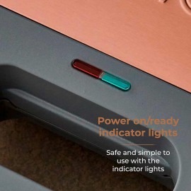 Tower T27036RGG Cavaletto Sandwich Maker with Deep Fill Ridge Plates,