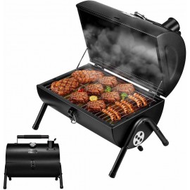 MAISON HUIS Adjustable Portable Charcoal Grill Multi-functional Metal