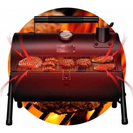 MAISON HUIS Adjustable Portable Charcoal Grill Multi-functional Metal