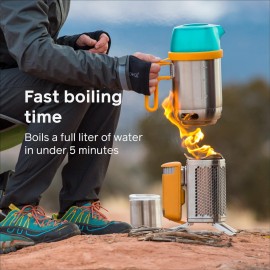 BioLite Campstove Wood Burning Electricity Generating & USB Charging C