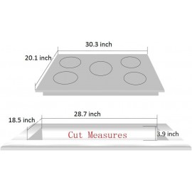 30 inch Gas Cooktops Dual Fuel Sealed 5 Burners Drop-In Tempered Glass
