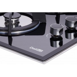 30 inch Gas Cooktops Dual Fuel Sealed 5 Burners Drop-In Tempered Glass