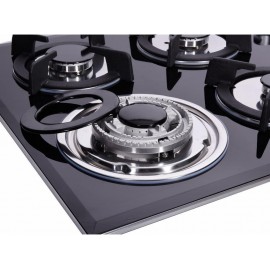30 inch Gas Cooktops Dual Fuel Sealed 5 Burners Drop-In Tempered Glass