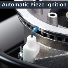 Taylor & Brown Black Portable Camping Stove with Cary Case | EN417 Com