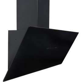 SIA TAG90BL 90cm Black Angled Touch Control Cooker Hood Extractor & 3m