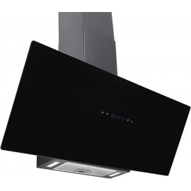 SIA TAG90BL 90cm Black Angled Touch Control Cooker Hood Extractor & 3m