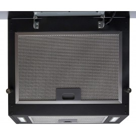 SIA TAG90BL 90cm Black Angled Touch Control Cooker Hood Extractor & 3m