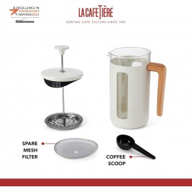 La Cafetière Pisa Cafetière 8-Cup 1L, Large French Press Coffee Maker