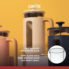 La Cafetière Pisa Cafetière 8-Cup 1L, Large French Press Coffee Maker