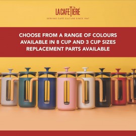 La Cafetière Pisa Cafetière, 3-Cup/350ml, Heat-Resistant Borosilicate