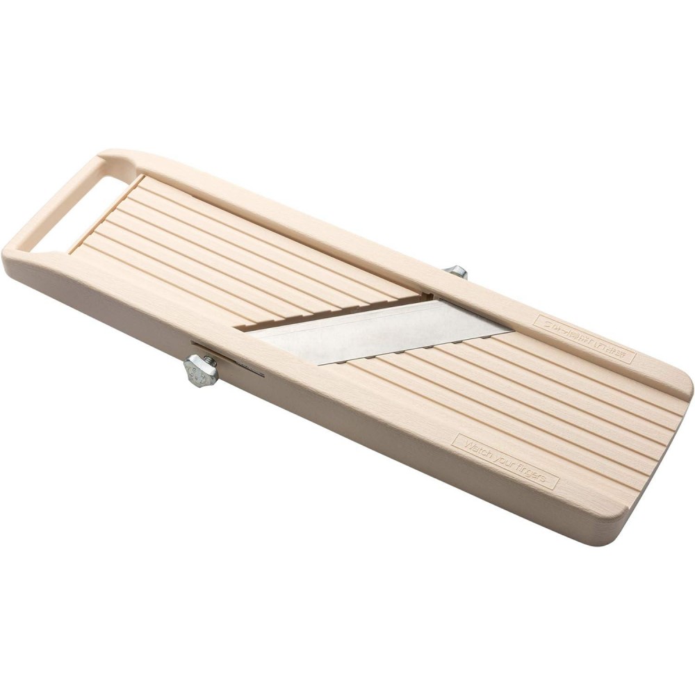 Benriner BN-1 Japanese Handheld Mandolin Slicer with Three Interchange