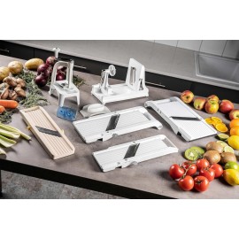 Benriner BN-1 Japanese Handheld Mandolin Slicer with Three Interchange