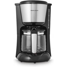 Morphy Richards 162501 Equip Filter Coffee Machine, Glass, 1000 W, 1.2