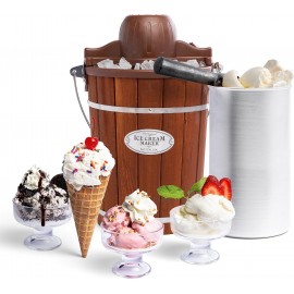 Nostalgia Electric Ice Cream Maker - Old Fashioned Soft Serve Ice Crea