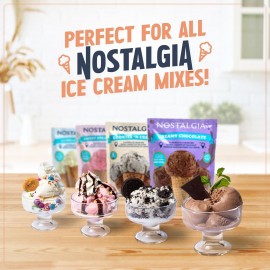 Nostalgia Electric Ice Cream Maker - Old Fashioned Soft Serve Ice Crea