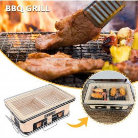 Japanese Ceramic Clay Charcoal Grill with Charcoal Grate And Stand, Re