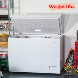 Russell Hobbs Free Standing Chest Freezer, 300 Litres, Low Noise, Gara