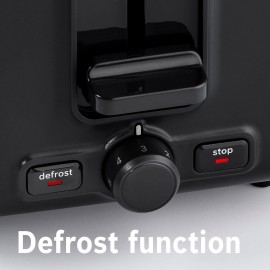 Bosch DesignLine TAT3P420GB 2 Slot Stainless Steel Toaster with variab