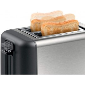 Bosch DesignLine TAT3P420GB 2 Slot Stainless Steel Toaster with variab