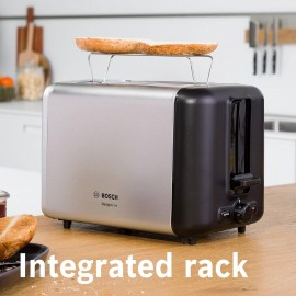 Bosch DesignLine TAT3P420GB 2 Slot Stainless Steel Toaster with variab