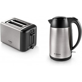Bosch DesignLine TAT3P420GB 2 Slot Stainless Steel Toaster with variab
