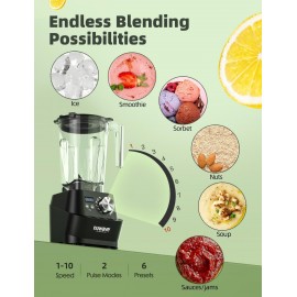 Nuwave Infinity Commercial Blender, Heavy-Duty Smoothie Blender w/ 2.5