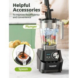 Nuwave Infinity Commercial Blender, Heavy-Duty Smoothie Blender w/ 2.5