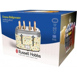 Russell Hobbs Emma Bridgewater Bumble Bee & Polka Dot 4 Slice Toaster