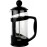 Café Olé 3 Cup Everyday Black Plastic Cafetiere, Rust Resistant Stainl
