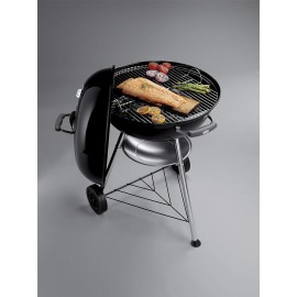 Weber Compact Kettle Charcoal Grill Barbecue, 57cm | BBQ Grill with Li