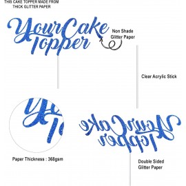 Trimming Shop Personalised Gymnastics Birthday Cake Topper | Double Si