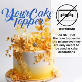 Trimming Shop Personalised Gymnastics Birthday Cake Topper | Double Si